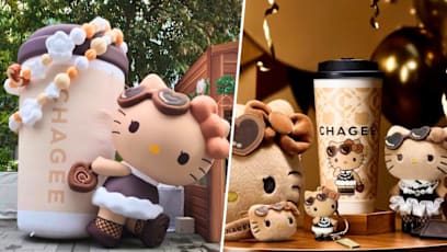 Chagee Launches Tanned Hello Kitty Collab Pop-Up, Merch & New Cocoa Oolong Milk Tea
