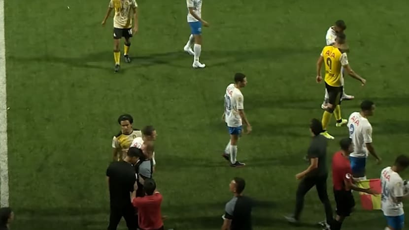 FAS charges Lion City Sailors, Tampines Rovers over alleged headbutt fracas; police investigating incident