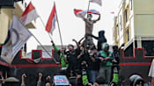 Indonesia brimob demonstration-2-3