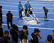 At China's 'robot Olympics', humanoids spar, sprint and perform taichi