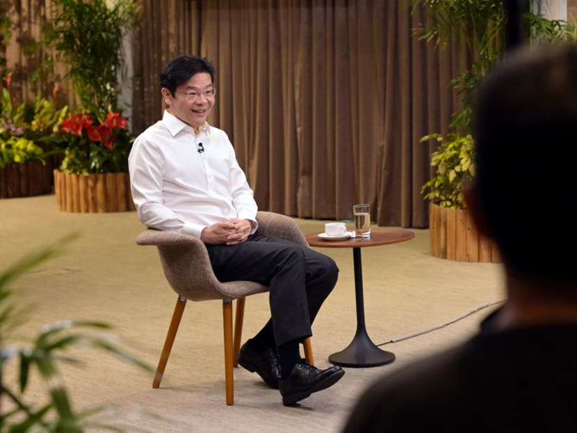 DPM Lawrence Wong speaking to the media on May 10, 2024. 