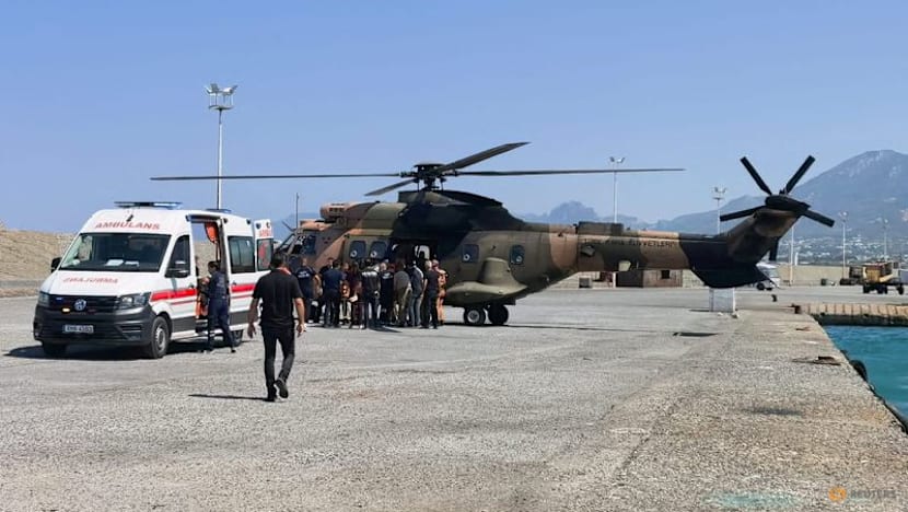 Boat with around 270 people on board capsizes off North Cyprus; at least one dead