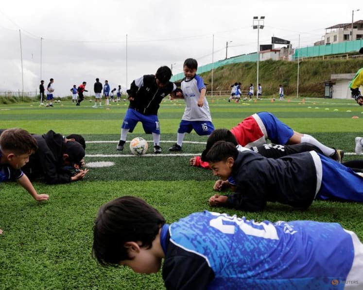 Ecuadorean children chase World Cup dreams at Caicedo's football schools