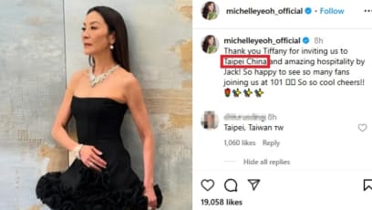 Michelle Yeoh Under Fire; First For Calling Taiwan A Country, Then For Writing “Taipei China” In IG Post 