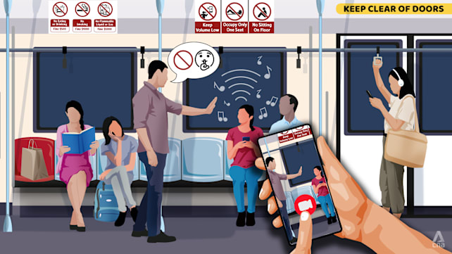 IN FOCUS: Stop and stare? The frustration with inconsiderate behaviour on trains and buses in Singapore