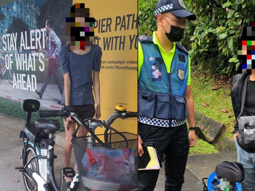 "It is an offence to ride your e-scooter or PAB on public paths if you have not passed the test," said the LTA on Friday. "It is an offence to ride your e-scooter or PAB on public paths if you have not passed the test," said the LTA on Friday.