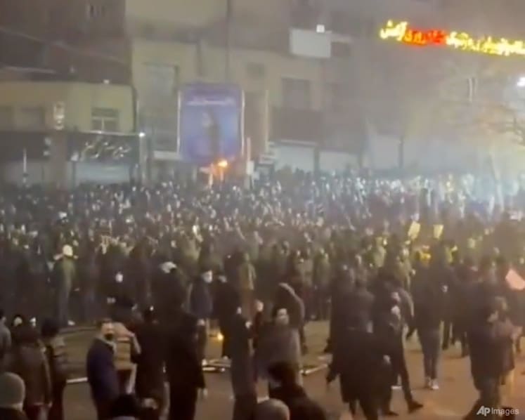 Trump says weighing tough response to Iran crackdown, Tehran says ready for war but also dialogue  