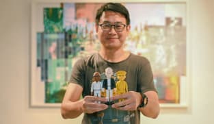 Cartoonist Sonny Liew reimagines Singapore founding fathers as vintage-style toy figurines