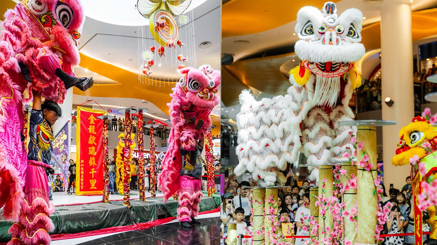 20头醒狮2月28日齐聚VivoCity共舞，等你来接福！