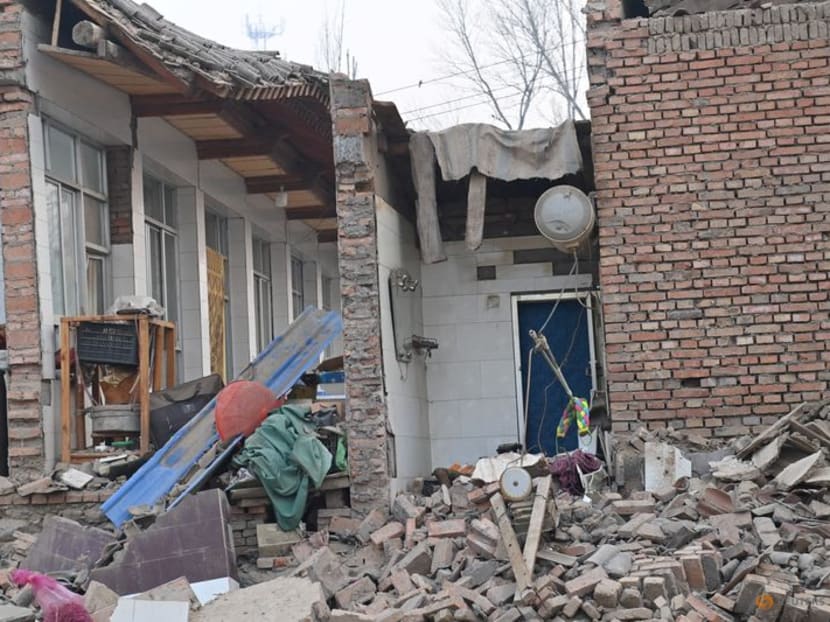 Homes collapse as earthquake kills more than 100 in China's rural Gansu