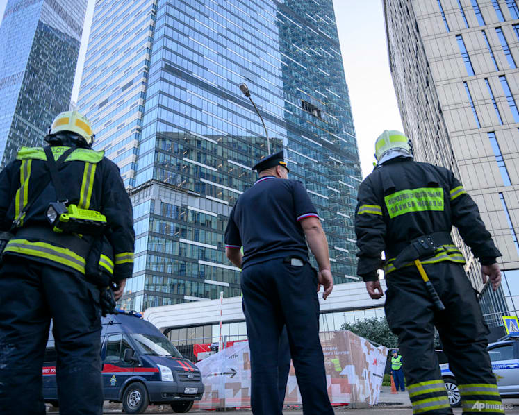 Russia accuses Ukraine of drone attack on Moscow, hitting a tower for the second time in 3 days