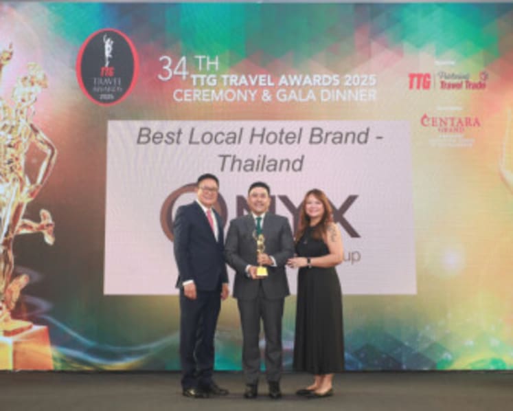 ONYX Hospitality Group Named "Best Local Hotel Brand – Thailand" at the 34th Annual TTG Travel Awards 2025