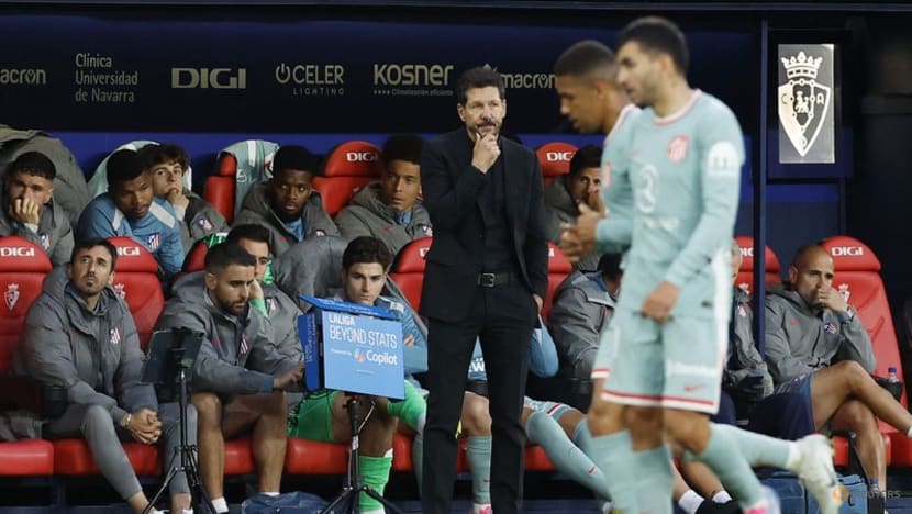 Simeone takes responsibility for Atletico's poor away form