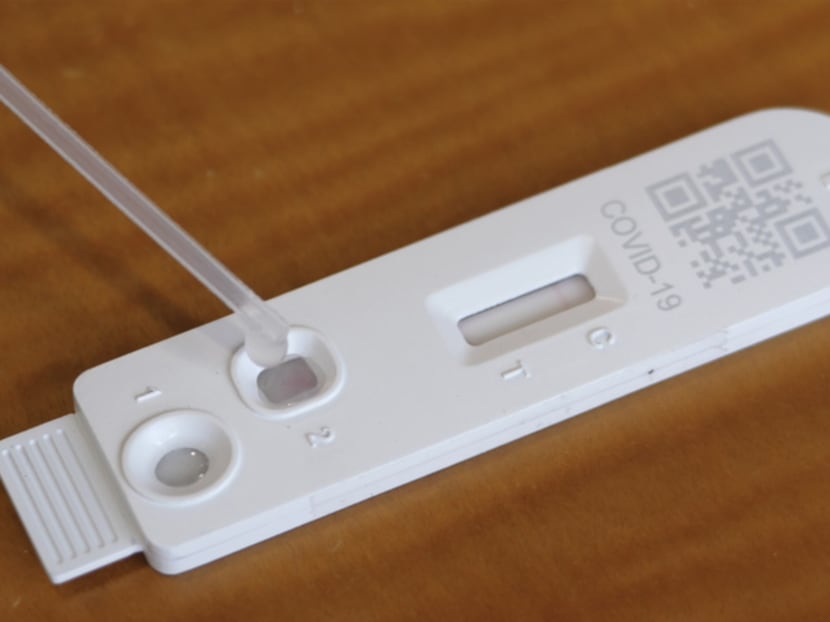 The saliva-based antigen rapid test developed by the team of Singapore scientists.