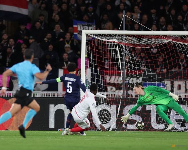 PSG rally from early deficit to beat Monaco 3-2 away in Champions League playoff
