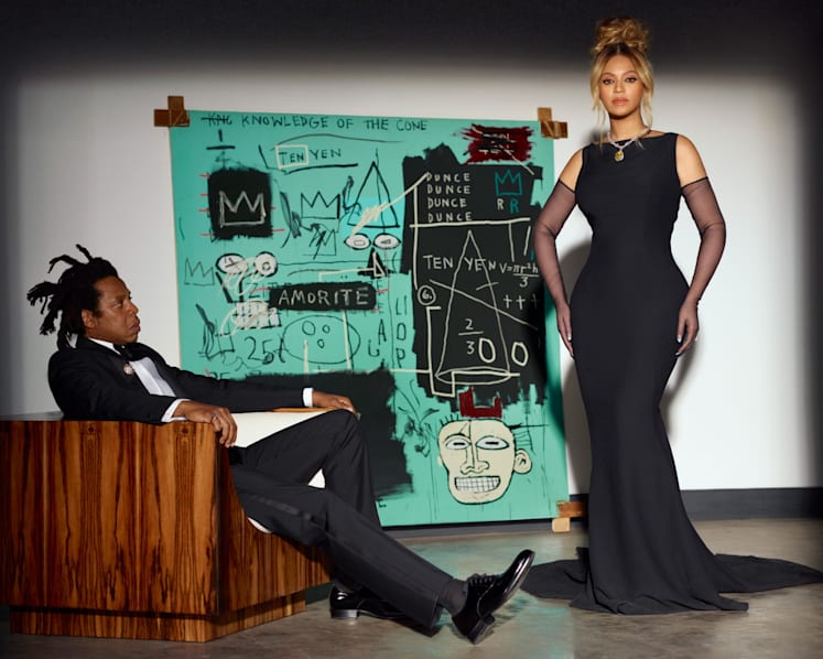 Why is Beyonce flaunting a 128-carat diamond alongside Jay-Z?
