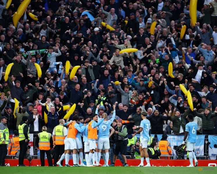 Man City silence hostile Anfield with 3-0 win over Liverpool