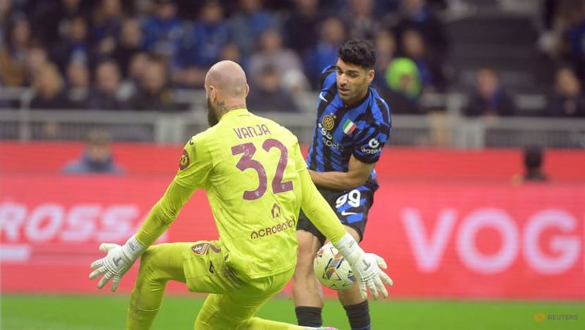 Thuram hat-trick gives Inter 3-2 win over 10-man Torino