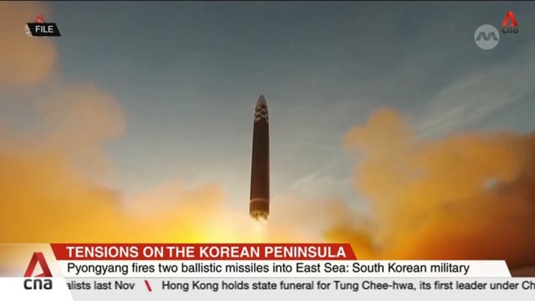 Pyongyang fires two ballistic missiles into East Sea: South Korean military