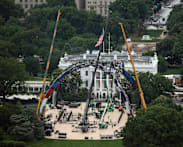 UFC fighting cage rises on White House lawn for bout celebrating America’s 250th anniversary