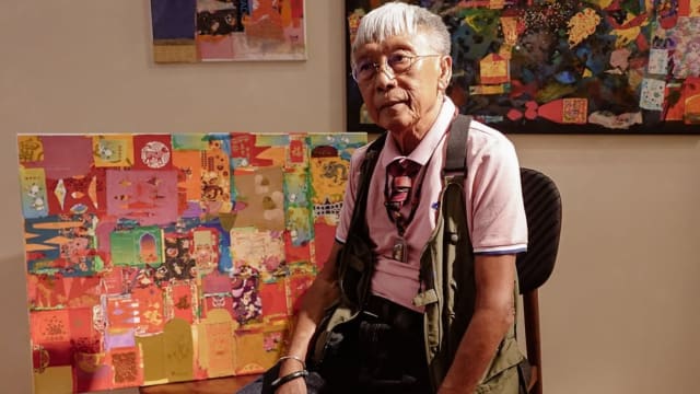 新加坡文化奖得主吴珉权办“欢聚一堂”展览，珍藏红包封化身拼贴艺术！