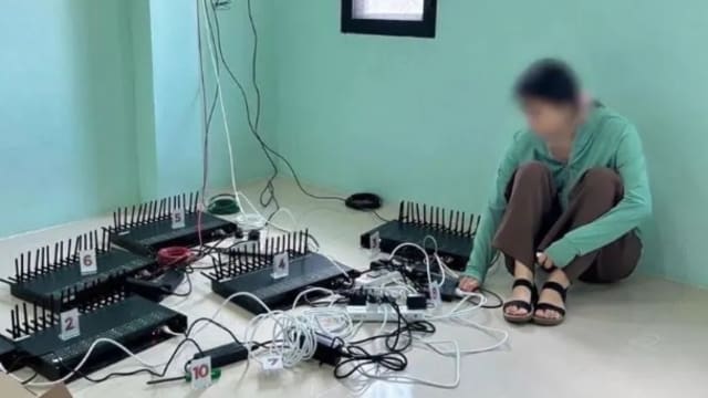 缅甸女受雇于中国人 涉于泰国装设备每天可打10万次诈骗电话　