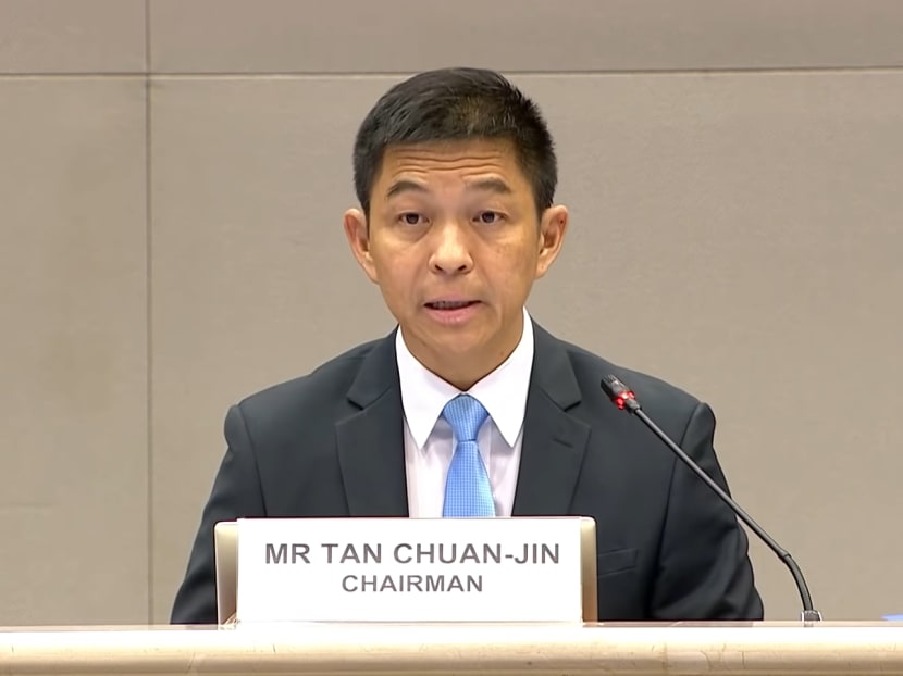 Speaker of Parliament Tan Chuan-Jin at a Committee of Privileges hearing on Dec 10, 2021. Speaker of Parliament Tan Chuan-Jin at a Committee of Privileges hearing on Dec 10, 2021.