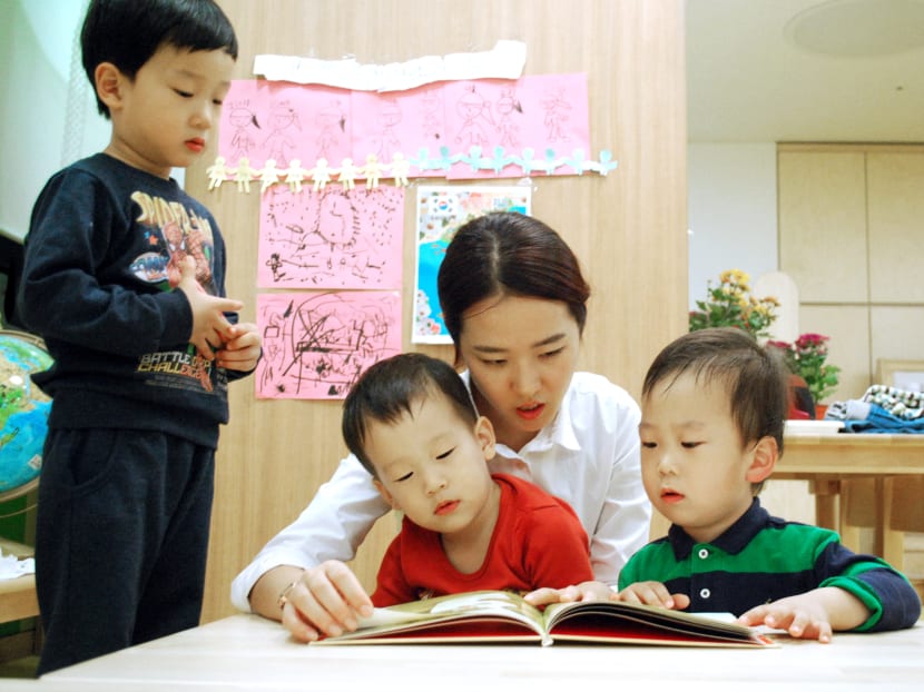 In Seoul, tuition for pre-schoolers is a norm