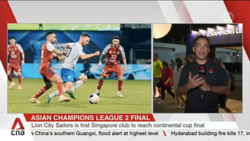 Lion City Sailors lose 2-1 to UAE's Sharjah in nail-biting AFC Champions League Two final