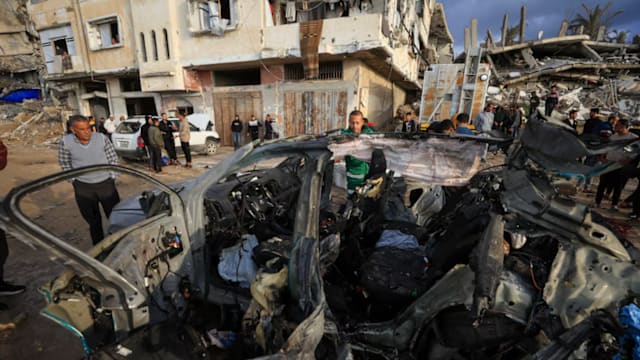 以军称在卡萨市空袭汽车 击毙哈马斯高级指挥官赛义德