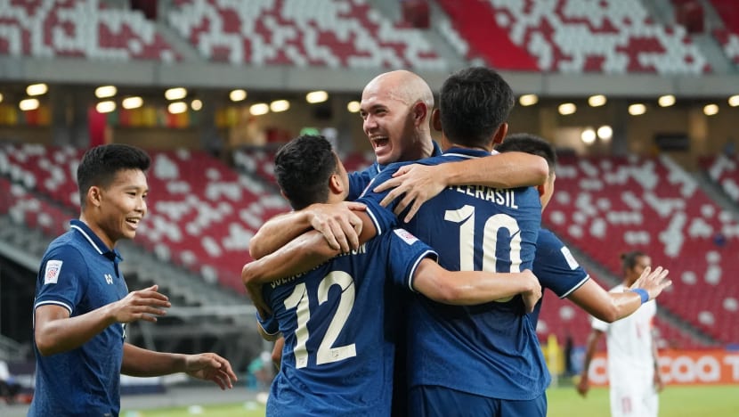 Thailand beat Myanmar 4-0 in emphatic second win at Suzuki Cup Thailand beat Myanmar 4-0 in emphatic second win at Suzuki Cup