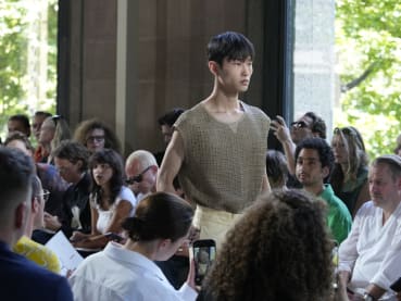 At Hermes, woven leather and quiet confidence set the tone for Paris menswear