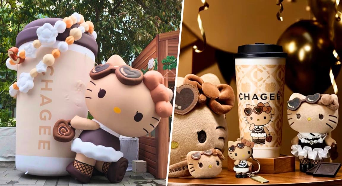 Chagee Launches Tanned Hello Kitty Collab Pop-Up, Merch & New