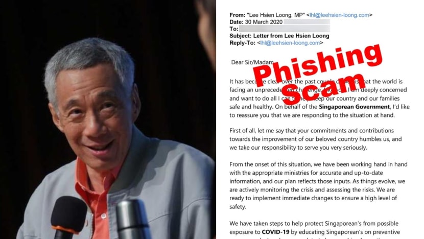 Covid-19: PM Lee warns public of fake email about virus situation