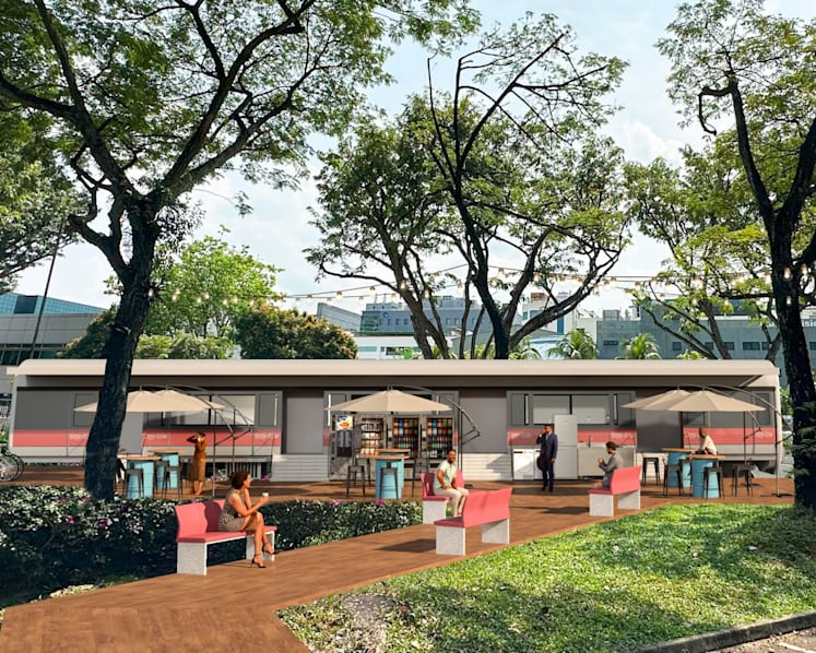 Fancy staying in an SMRT train? Tiny Pod's new co-living hotel is set to open at one-north in September