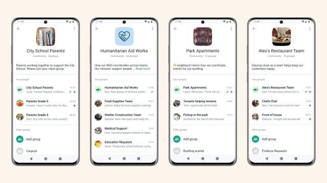 WhatsApp推出Communities功能　可以联系群组、共享信息了！