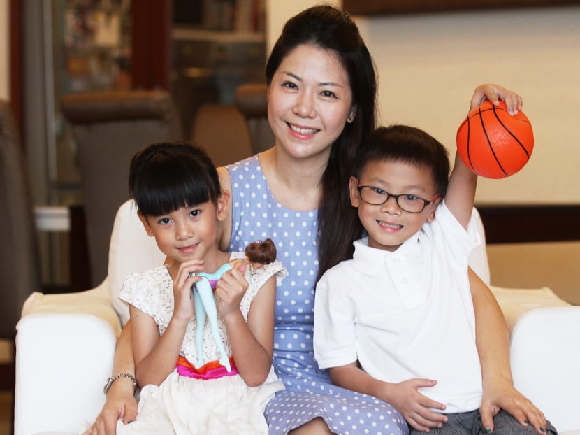 Madam Audrey Lim with her preterm twins Emma and Ethan, who have overcome early battles to grow well, apart from a few 'manageable' issues. Photo: Daryl Kang/TODAY Madam Audrey Lim with her preterm twins Emma and Ethan, who have overcome early battles to grow well, apart from a few 'manageable' issues. Photo: Daryl Kang/TODAY