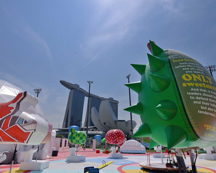 SG Heart Map on show at Marina Bay from Thursday
