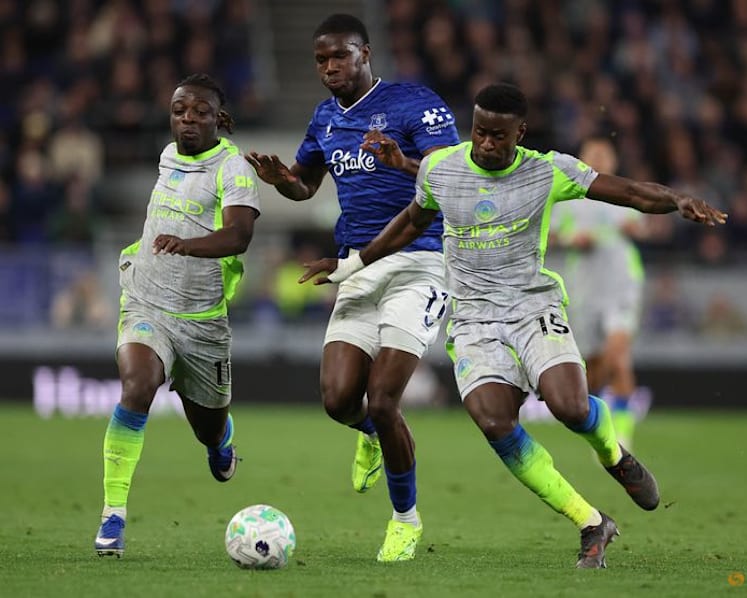 Man City condemn alleged racist abuse of Semenyo, Guehi in Everton draw