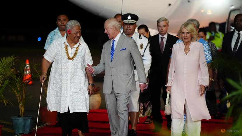 King Charles arrives in Samoa, where Commonwealth looks to shed stodgy image King Charles arrives in Samoa, where Commonwealth looks to shed stodgy image