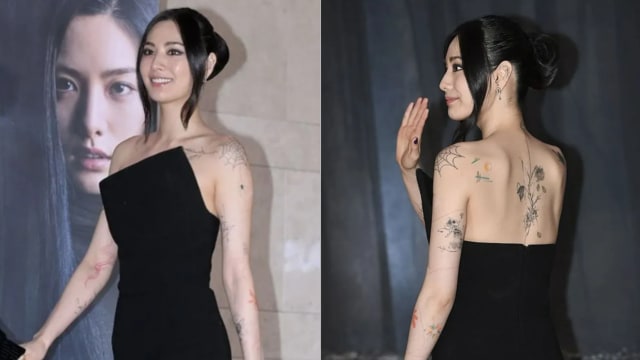 都是真的！“世界第一美”Nana再秀全身刺青反应两极