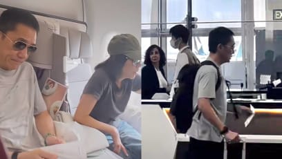 Tony Leung, Carina Lau Spotted In Business Class On BKK-Bound Flight With Other Passengers Openly Gawking At Them