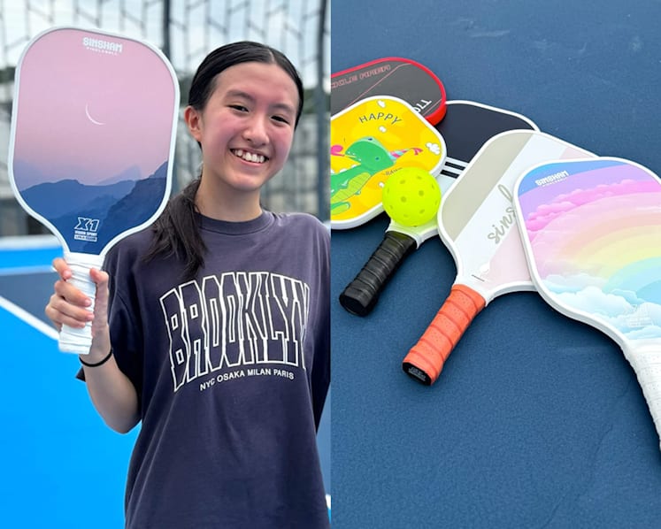 Meet a Singaporean teen who runs a pickleball paddle business – that started as a homeschool project
