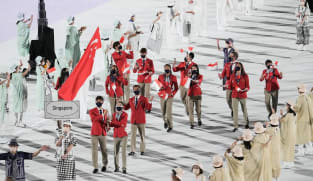 Tokyo Olympics declared open; Team Singapore led in by Loh Kean Yew and Yu Mengyu