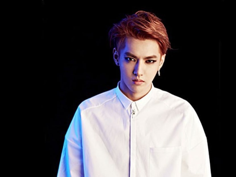 K-pop boy band EXO's Kris in a publicity photo for the group's new mini-album, Overdose. Photo: Channel NewsAsia
