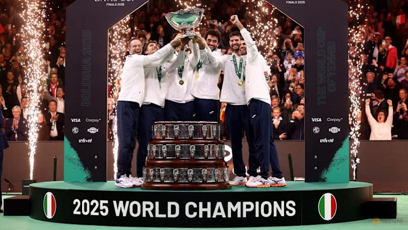 Berrettini, Cobolli lead Italy past Spain for third straight Davis Cup title