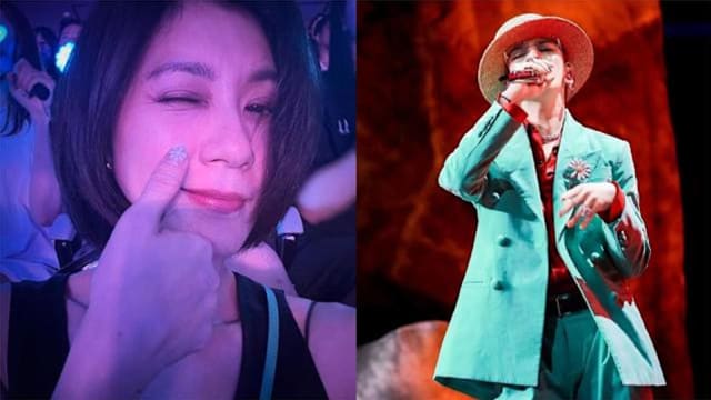 贾静雯澄清G-DRAGON演唱会风波，自曝“花钱买票进场”，双手合十求粉丝息怒