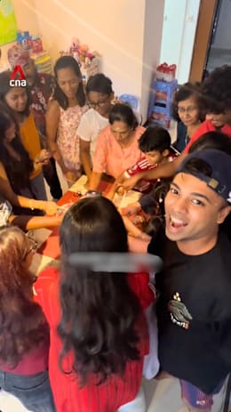 Multiracial Singaporean family's CNY celebrations go viral