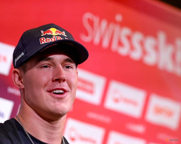 Alpine skiing-After Olympic sweep, Swiss Von Allmen shrugs off pressure ahead of new season