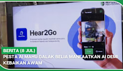 BERITA (8 Jul) | Pesta AI mahu galak belia manfaatkan AI demi kebaikan awam